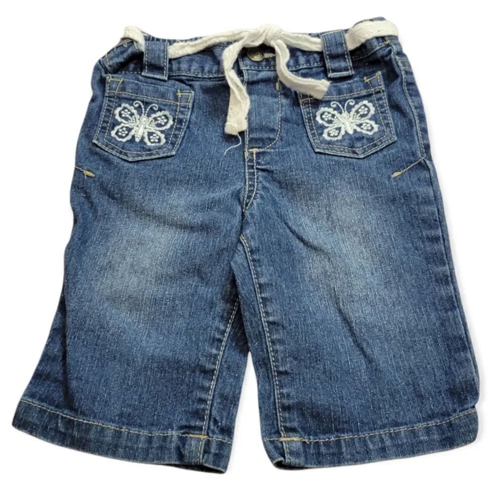 Faded Glory denim Bermuda shorts 24mo